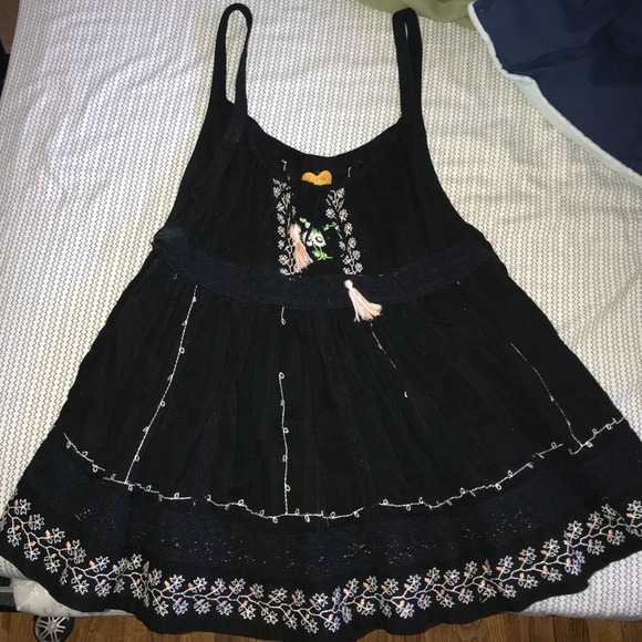 Free People Black Top - Picture 2 of 4